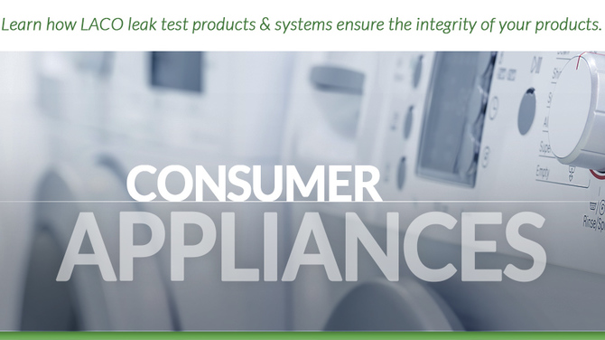 Consumer Appliances header