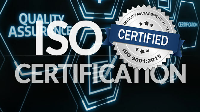 ISO Certification header