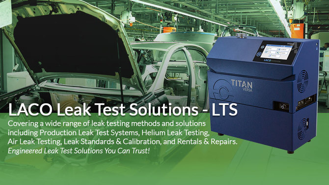 LACO Leak Test Solutions - LTS header