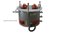 LVC1812-3111-VI Vacuum Chamber with Optional Heater, rear view