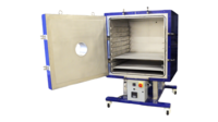 Vacuum Bake-out System Door Open with Shelves image