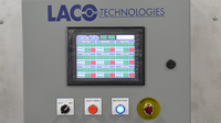 Custom leak test system for auto component testing - control panel