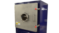 Vacuum oven for nuclear transmitter processing, chamber close-up