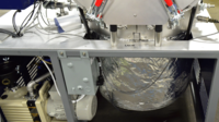 Thermal Degassing System for Aerospace Components, close-up