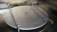 Close-up of Turntable for vacuum coating and drying chamber