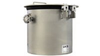 12" X 12" VH Vacuum Chamber shown with U-Gasket Seal, angled view