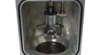 Degassing chamber for filling valve cartridges, chamber internal