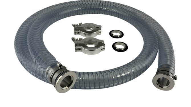 Clear Flex Hose, Clamps & Centering Rings