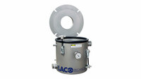 Vertical Cylindrical Vacuum Chamber, open lid