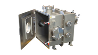 Custom Solution | Cube Vacuum Chamber, angled view chamber door open