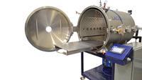 Thermal Cycling Vacuum Test System Rated -70°C to +250°C, open chamber door