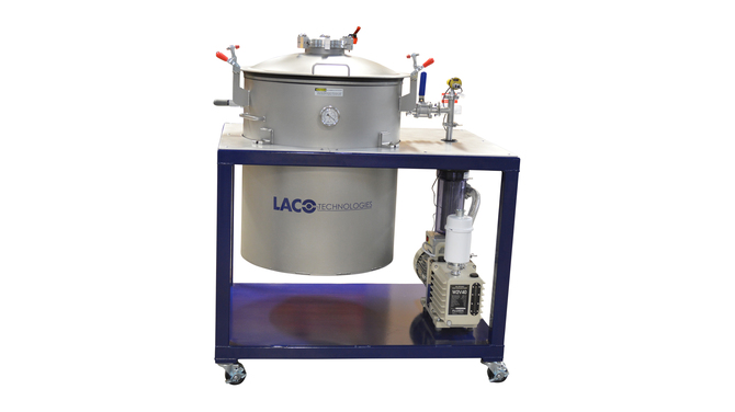 Cart Vacuum Degassing System, front view