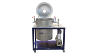 Cart Vacuum Degassing System, front view, open lid