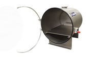 24" X 30" Horizontal Vacuum Chamber with Removable Shelf, internal view