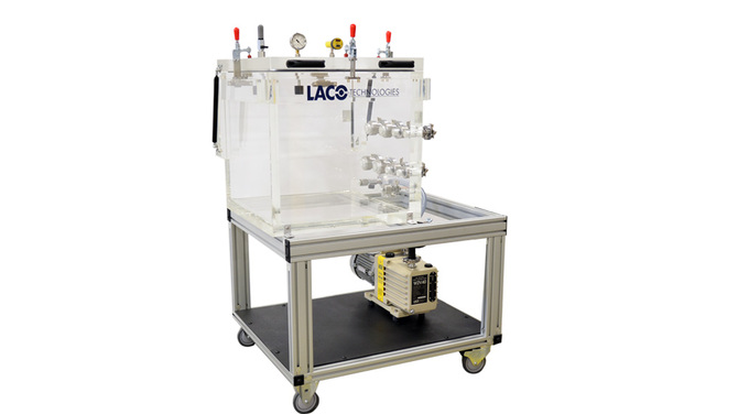 Clear Product Testing Vacuum System
