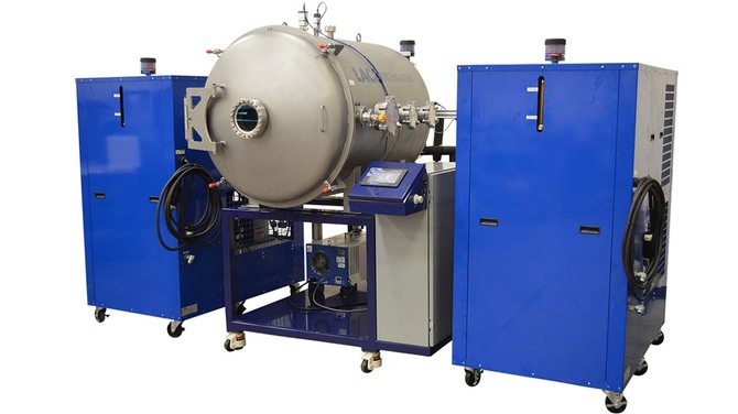 Thermal Cycling Vacuum Test System Rated -70° C to +250° C, front view