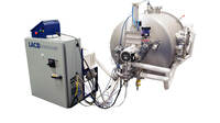 Vacuum Chamber With Chiller Connections, rear view