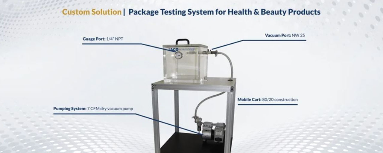 Package Testing System For Health & Beauty Products header