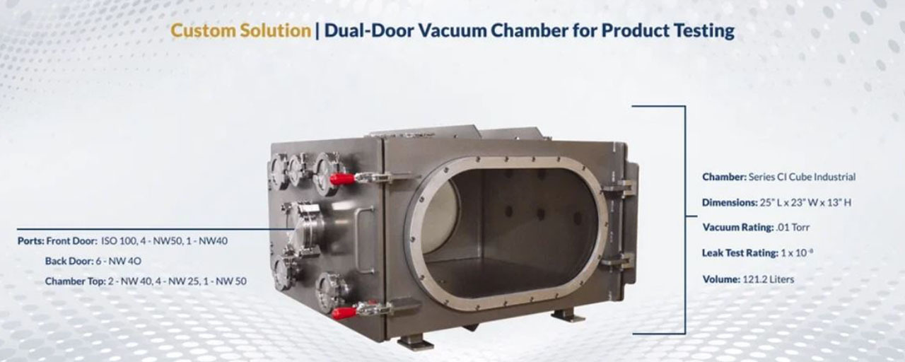 Dual Door Vacuum Chamber For Product Testing header