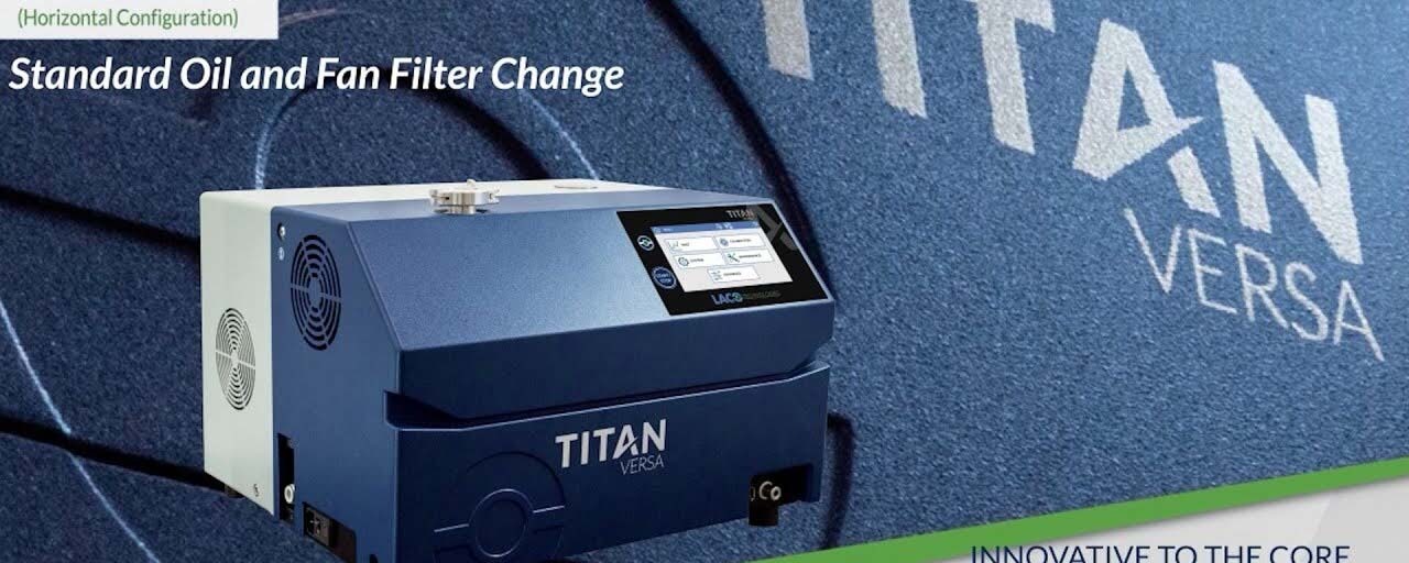 TITAN VERSA Standard Oil And Fan Filter Change header